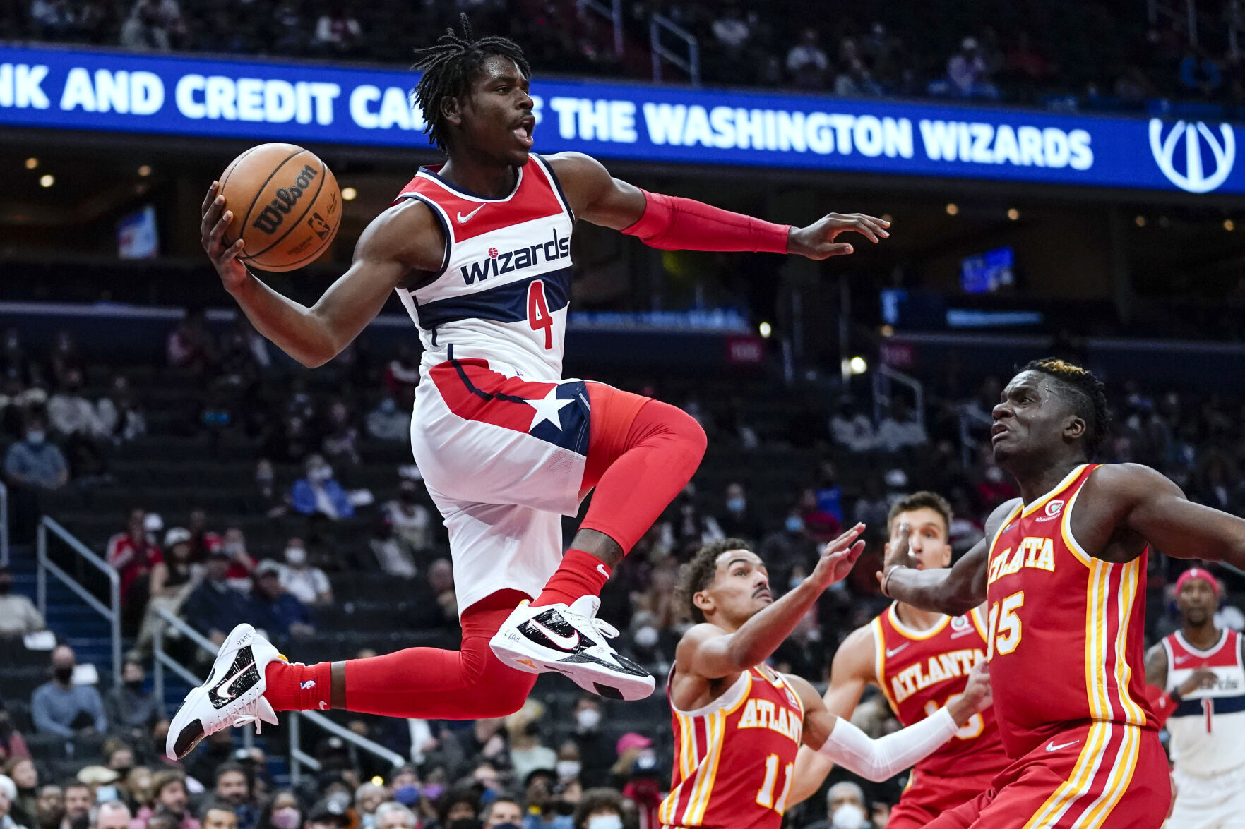 APTOPIX Hawks Wizards Basketball
